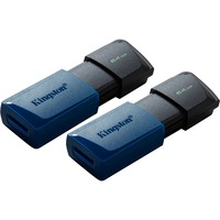 Kingston DTXM/64GB-2P, Lápiz USB azul/Negro