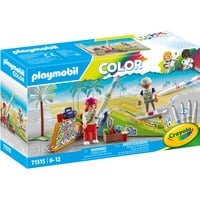 PLAYMOBIL Color Skatepark, Juegos de construcción 