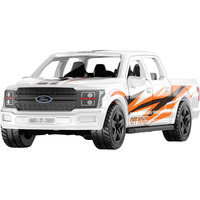 SIKU Ford F150, Automóvil de construcción blanco/Naranja