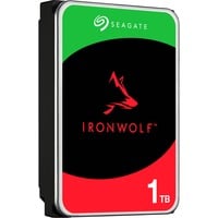 Seagate IronWolf ST1000VN008 disco duro interno 1 TB 5400 RPM 256 MB 3.5" Serial ATA III, Unidad de disco duro 1 TB, 5400 RPM, 256 MB, 3.5", Serial ATA III
