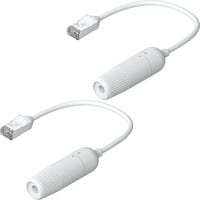 Ubiquiti Cable de extensión Easy Cable Cat.6a F/UTP, paquete de 2, Cable alargador blanco