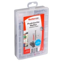 fischer Ayudantes prácticos Jardín y Casa, Pasador gris claro/Rojo