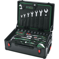 Bosch Set de maletín de herramientas rodante, 119 piezas, Kit de herramientas negro