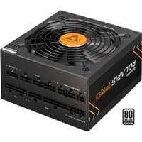 Chieftec Polaris PRO 1300W unidad de fuente de alimentación 20+4 pin ATX ATX Negro, Fuente de alimentación de PC negro, 1300 W, 100 - 240 V, 50/60 Hz, 15-8 A, Activo, 120 W