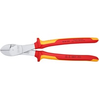 KNIPEX Alicates de corte potente 74 06 250 VDE rojo/Amarillo