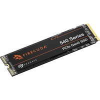 Seagate FireCuda 540 1 TB M.2 PCI Express 5.0 NVMe 3D TLC, Unidad de estado sólido 1 TB, M.2, 9500 MB/s