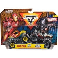 Spin Master Monster Jam - Pack 2 Coches Monster Truck Marvel Oficial Escala 1:64 METÁLICOS - Modelo Aleatorio - 6070555 - Coches para Niños - Juegos Infantiles - Juguetes Niños 3 años +, Vehículo de juguete Monster Jam - Pack 2 Coches Monster Truck Marvel Oficial Escala 1:64 METÁLICOS - Modelo Aleatorio - 6070555 - Coches para Niños - Juegos Infantiles - Juguetes Niños 3 años +, Monster truck, 3 año(s), Metal, Plástico, Multicolor