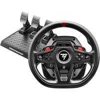 Thrustmaster T248R Carbono USB Volante + Pedales Analógico/Digital PC, PlayStation 4, PlayStation 5 negro, Volante + Pedales, PC, PlayStation 4, PlayStation 5, Botón modo, Botón menú, Cruceta, Analógico/Digital, Hybrid drive, Alámbrico