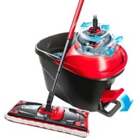 Vileda 163425, Limpiador de suelo negro/Rojo