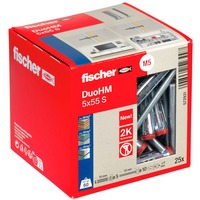 fischer Taco para cavidades DuoHM 5x55 S PZ, Pasador 