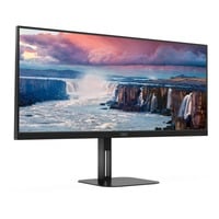 AOC V5 U34V5C/BK pantalla para PC 86,4 cm (34") 3440 x 1440 Pixeles UltraWide Quad HD LCD Negro, Monitor LED negro, 86,4 cm (34"), 3440 x 1440 Pixeles, UltraWide Quad HD, LCD, 4 ms, Negro