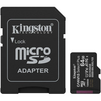 Kingston SDCS3/64GB, Tarjeta de memoria negro