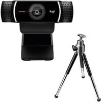 Logitech 960-001088 cámara web 1920 x 1080 Pixeles USB Negro, Webcam negro, 1920 x 1080 Pixeles, Full HD, 60 pps, 1280x720@60fps, 1920x1080@30fps, 720p, 1080p, H.264