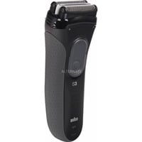 Procter & Gamble Series 3 300S Máquina de afeitar de láminas Recortadora Negro negro, Máquina de afeitar de láminas, Negro, 2 SensoFoil, Botones, Batería, Batería integrada