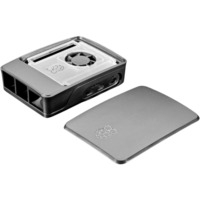 Raspberry Pi Foundation Carcasa de plástico para Raspberry Pi 5, Caja/Carcasa gris