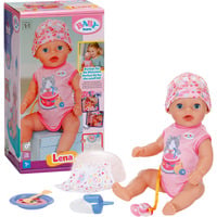 ZAPF Creation BABY born Lena 36 cm, Muñecos rosa neón