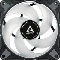 ARCTIC P12 PWM PST A-RGB 0dB Carcasa del ordenador Ventilador 12 cm Negro, Blanco 1 pieza(s) negro, Ventilador, 12 cm, 2000 RPM, 48,8 cfm, 82,91 m³/h, Negro, Blanco