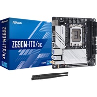 ASRock Z690M-ITX/ax Intel Z690 LGA 1700 mini ITX, Placa base Intel, LGA 1700, Intel® Core™ i5, Intel® Core™ i7, Intel® Core™ i9, DDR4-SDRAM, 32 GB, DIMM