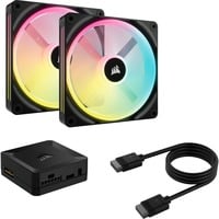Corsair iCUE LINK QX140 RGB ventilador PWM de 140 mm negro