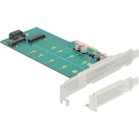 DeLOCK 89047 tarjeta y adaptador de interfaz Interno M.2, SATA, Controlador PCIe, M.2, SATA, Perfil bajo, PCIe 4.0, 5 - 50 °C, -25 - 70 °C