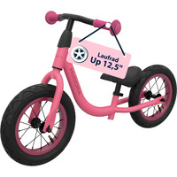 HUDORA 10938, Bicileta sin pedales rosa neón