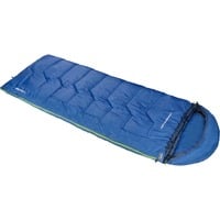 High Peak Saco de dormir tipo manta Vagabond 300 azul/Azul oscuro