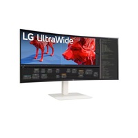 LG 38WR85QC, Monitor LED blanco