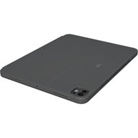 Logitech Combo Touch QWERTZ Alemán Smart Connector Grafito, Teclado grafito, QWERTZ, Alemán, Trackpad, 1,8 cm, 1 mm, Apple
