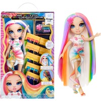 MGA Entertainment Rainbow High Hair Chalk & Style Doll- Amaya (Rainbow), Muñecos Rainbow High Hair Chalk & Style Doll- Amaya (Rainbow), Muñeca fashion, Femenino, 4 año(s), Niño/niña, 280 mm, Multicolor