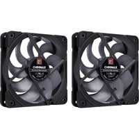Noctua NF-A12x25 G2 PWM Sx2-PP chromax.black, Ventilador negro/Beige