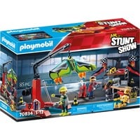 PLAYMOBIL Air Stuntshow estación de servicio, Juegos de construcción 