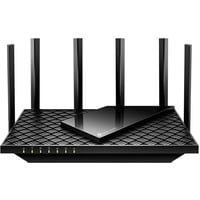TP-Link Archer AX5400 router inalámbrico Gigabit Ethernet Tribanda (2.4 GHz / 5 GHz / 6 GHz) Negro negro, Wi-Fi 6E (802.11ax), Tribanda (2.4 GHz / 5 GHz / 6 GHz), Ethernet, Negro, Router de sobremesa