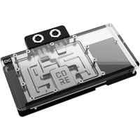 Alphacool Core RX 9070 XT Aorus Elite, Refrigeración por agua transparente/Cromado