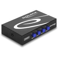 DeLOCK 87634 serie de caja de interruptor Alámbrico, Conmutador USB Alámbrico, 112 x 67 x 29 mm