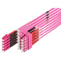 Digitus Cable de parche LWL, dúplex, conector LC > SC, multimodo OM4 violeta claro