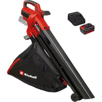 EINHELL Power X-Change Akku-Laubsauger VENTURRO 18/210 Kit, 18Volt, Aspirador/soplador rojo/Negro