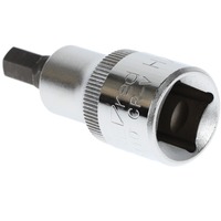 GEDORE Punta de destornillador roja, 1/2", Llave de tubo cromado