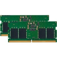 Kingston ValueRAM KVR48S40BD8K2-64 módulo de memoria 64 GB 2 x 32 GB DDR5 4800 MHz, Memoria RAM verde, 64 GB, 2 x 32 GB, DDR5, 4800 MHz, 262-pin SO-DIMM