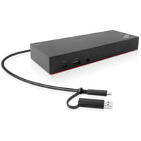 Lenovo Hybrid Dock reacondicionado, Estación de acoplamiento negro