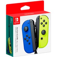 Nintendo Joy-Con Negro, Azul, Amarillo Bluetooth Gamepad Analógico/Digital Nintendo Switch, Control por movimiento azul/amarillo neón, Gamepad, Nintendo Switch, Cruceta, Analógico/Digital, Inalámbrico, Bluetooth