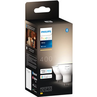 Philips Hue White GU10 Smarter Sport doble pack 400 lm, Lámpara LED 