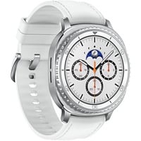 Samsung Galaxy Watch8 Classic 3,3 cm (1.3") AMOLED 46 mm Digital 438 x 438 Pixeles Pantalla táctil Plata Wifi GPS (satélite), SmartWatch blanco, 3,3 cm (1.3"), AMOLED, Pantalla táctil, 64 GB, GPS (satélite), 63,5 g