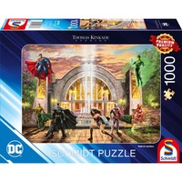 Schmidt Spiele Thomas Kinkade Studios: DC Justice League - Salón de la Justicia, Puzzle 