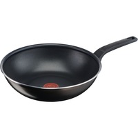 Tefal Easy Cook & Clean B5551933 cacerola Sartén para wok/sofrito Alrededor, Pan negro, Alrededor, Sartén para wok/sofrito, Negro, Titanio, Aluminio, Thermo-Spot