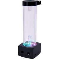 Alphacool Depósito de compensación Core 200 Aurora D5/VPP Acetal/Acrílico, Depósito de expansión negro