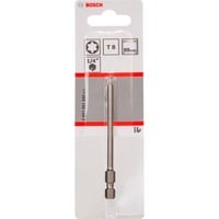Bosch Punta de atornillar extra dura, Bit 1 pieza(s), Torx, T8, Acero, 89 mm, 25,4 / 4 mm (1 / 4")
