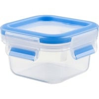 Emsa 508535 recipiente de almacenar comida Plaza Contenedor 0,2 L Transparente 1 pieza(s), Caja transparente/Azul, Contenedor, Plaza, 0,2 L, Transparente, Polipropileno (PP), Elastómero termoplástico (TPE), Frutas