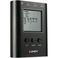 Lindy Analizador y generador de señal HDMI 4K60, Adaptador negro