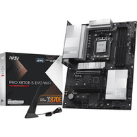 MSI PRO X870E-S EVO WIFI, Placa base negro