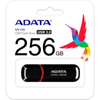 ADATA AUV150-256G-RBK, Lápiz USB negro/Rojo